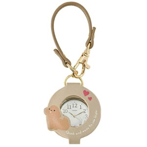 懐中時計 アニーペ ルーペ ストラップ バッグチャーム MKK3017 定形外 送料無料 時計 ウォッチ アナログ クウォーツ インコ シマエナガ パンダ プードル ネコ レディース キッズ 通学 通勤 かわ