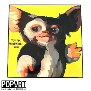 アートフレーム ギズモ 送料無料 KEETATAT SITTHIKET GIZMO グレムリン 映画 ポップアートフレーム インテリア アート ポップアート 絵画 海外 ポスター パネル 輸入 オマージュ