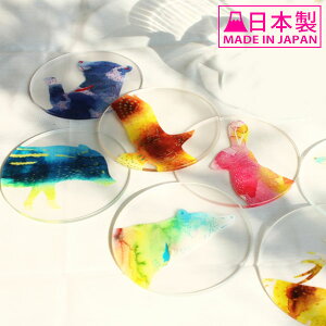 `O toumei ؂G R[X^[ kirie coaster 4Zbg  VJ   ځ[  ʂ킵 G Lb` Mtg OXu