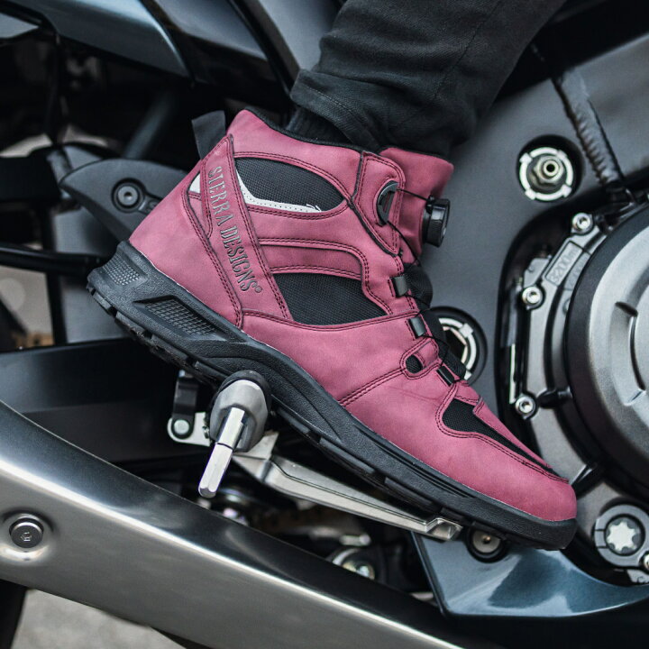 楽天市場】バイクシューズ バイクスニーカー 防水シューズ SIERRA 
