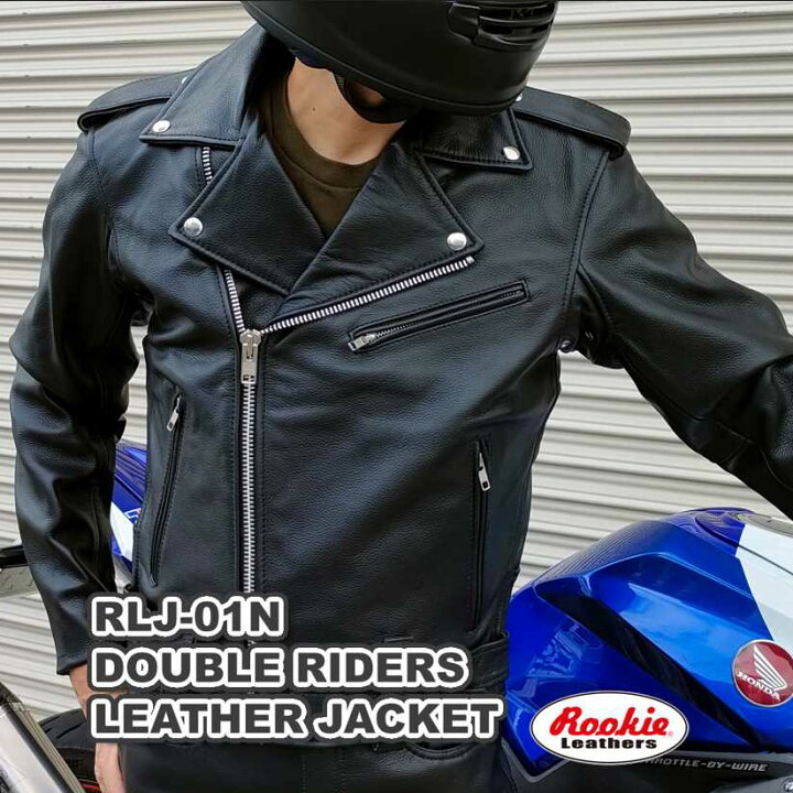 楽天市場】【メーカー直販】ルーキー ROOKIE RLJ-01N ダブルライダース 