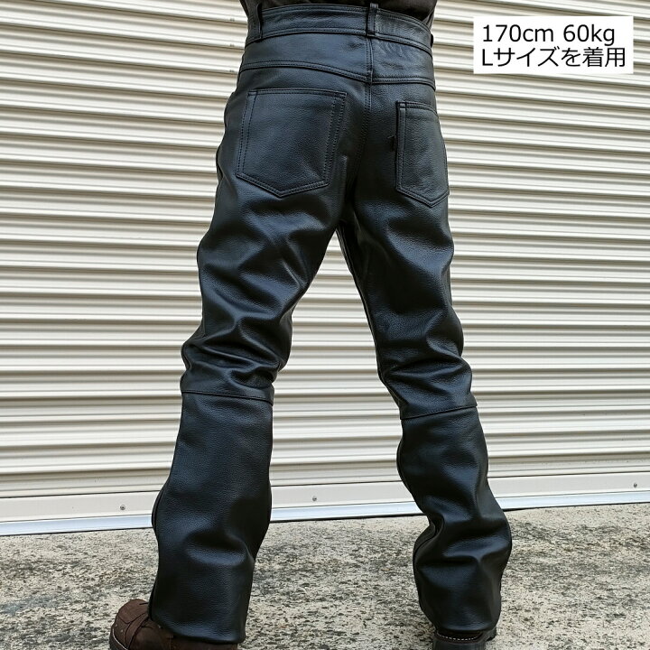 楽天市場】ルーキー ROOKIE RLP-1404 レザーパンツ ブーツカットレザー 