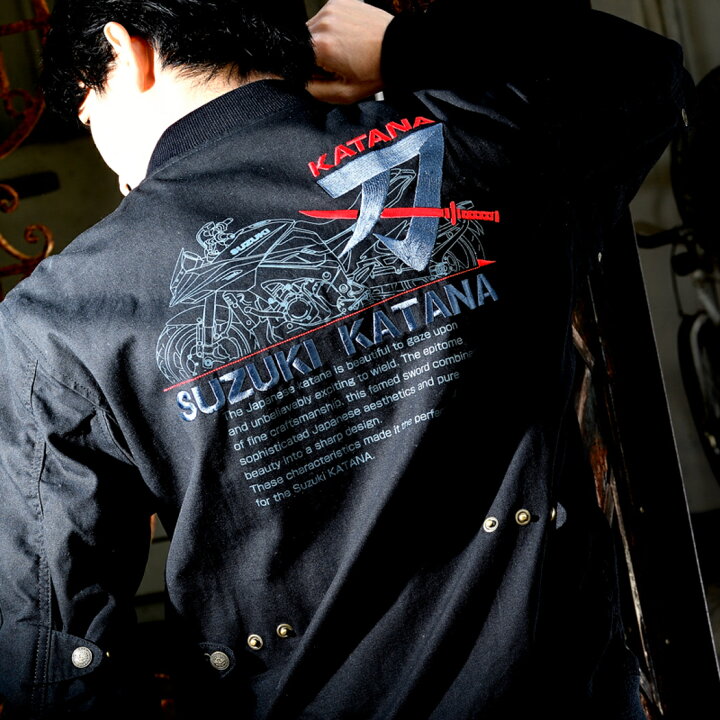 楽天市場】ヒューストン HTVA-2012S KATANA コットンジャケット MA-1 