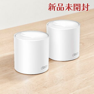 TP-Link �e�B�[�s�[�����N ���b�V��Wi-Fi���[�^�[ Deco X10 WiFi6 AX1500 �f���A���o���h 2�p�b�N
