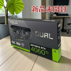 ASUS NVIDIA GeForce RTX 4060 Ti �O���t�B�b�N�{�[�h DUAL-RTX4060TI-O8G-EVO 8GB