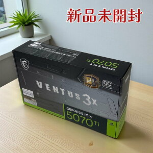 MSI �G���G�X�A�C �O���t�B�b�N�{�[�h RTX 5070 Ti 16G VD9043 16GB GDDR7 PCIe5.0 HDMI DisplayPort OC���f�� DLSS4�Ή�