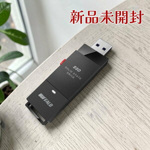 BUFFALO �o�b�t�@���[ �O�t��SSD SSD-PUT500U3-BKA 500GB USB3.2 �e���r�^�� PS4�Ή�
