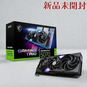 MSI �O���t�B�b�N�{�[�h VD9068 GeForce RTX 5070 12G GAMING TRIO OC �u���b�N