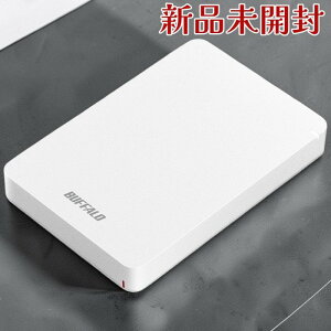 BUFFALO �|�[�^�u��HDD HD-PGF2.0U3-BWHA 2TB USB3.1�Ή� �ϏՌ� �z���C�g