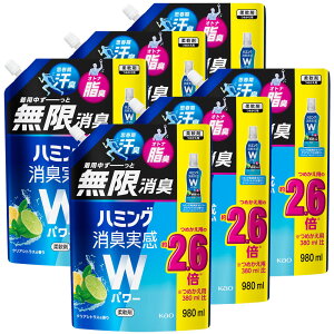 �y6�Z�b�g�z�_��d�グ�� �ԉ� �������L �n�~���O���L����W�p���[ �߂����p 980ml �X�p�E�g ���L�E���L �l�ߑւ��p �܂Ƃߔ��� ����L �������� �ԕ��u���b�N �_�u���p���[ KAO �N���A�V�g