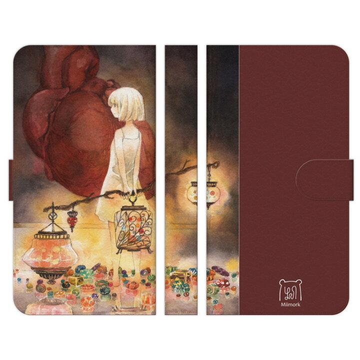 楽天市場 Huawei Y6 手帳型 スマホ ケース カバー 灯す モーク Mook イラスト かわいい 女の子 ランタン 綺麗 プリント 水彩 デザイナー ファーウェイ Android Au Docomo Softbank アンドロイド エーユー オーダーメイド おしゃれ おすすめ オリジナル お祝い お揃い