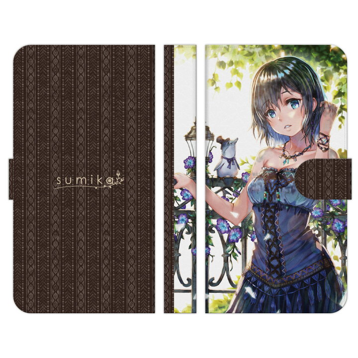 楽天市場 シンプルスマホ6 01sh 木漏れ日 Sho Sumika Sho Sumika ファンタジー イラスト エスニック フォークロア オシャレ メンズ デザイナーズ シンプルスマホ 手帳型 ケース カバー 折りたたみ スタンド Android Au Docomo Softbank アンドロイド エーユー