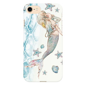 AQUOS sense3 plus SHV46 SH-RM11 ハード スマホ ケース カバー 人魚姫 マーメイド cinnamon 水彩 海 貝殻 サマー 夏 かわいい シナモン イラスト アクオス センス3 プラス シャープ ハードケース Android docomo アンドロイド エーユー オーダーメイド おしゃれ おすすめ