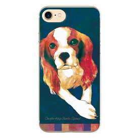 Galaxy A22 5G SC-56B ハード ケース カバー キャバリア - NAVY NoA グッズ エスパニエル 犬 動物 イヌ デザイナー イラスト 可愛い 綺麗 ギャラクシー ファイブジー スマートフォン スマホケース スマートフォンケース スマフォケース Android アンドロイド ハードケース