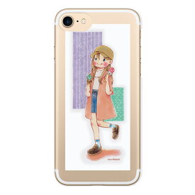 BASIO4 KYV47 ハード スマホ ケース カバー お出かけアイスクリーム TONTENKAN アイスクリーム 女の子 スイーツ イラスト basio ベイシオ4 スマートフォン スマホケース スマートフォンケース スマフォケース android アンドロイド ケースカバー ペアルック ペア カップル