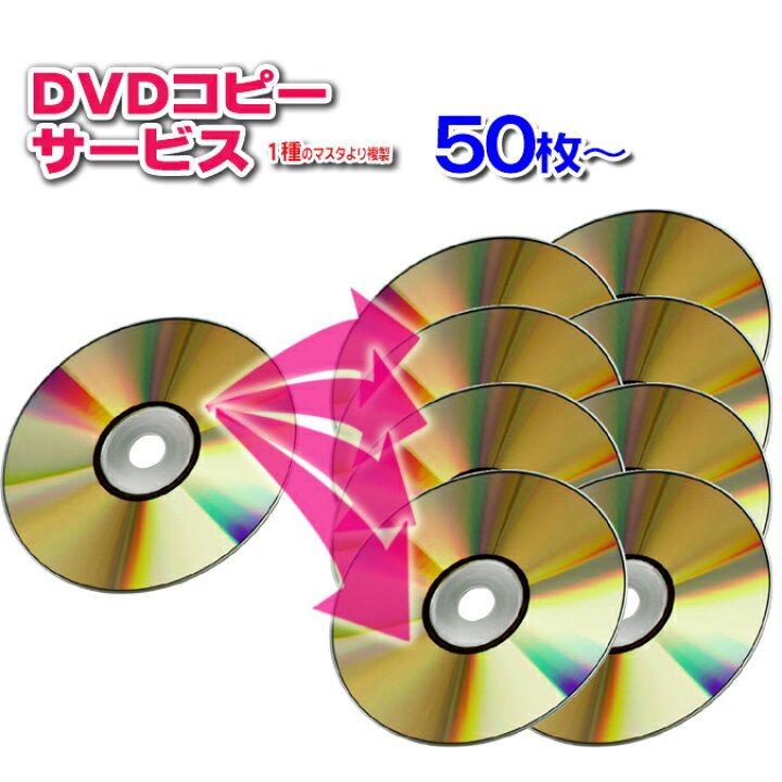 楽天市場】【DVD コピー】1種のマスタから50枚以上の複製(DVDディスク 