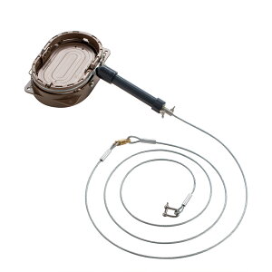 【新型三代目】くくり罠 セット 15cm規正対応型 15×21cmサイズ 踏み板15cm台座一体型+1100mm強力 くくりワイヤー (1.8mm×18mm×1100mm) ワイヤースプリングセット プリング 押しバネ対応 猪 鹿用 有