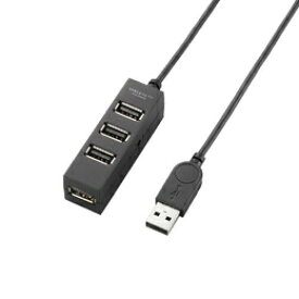 エレコム　TV用4ポートUSB2.0ハブ　U2H-TV003SBK