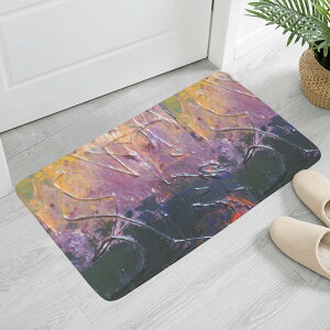 この世は前世の答え 来世はこの世の答え Takenao Wada ART(ふんわりドアマット) ふんわりドアマット ユニセックス ホームデコレーション アート 抽象画 現代アート ART