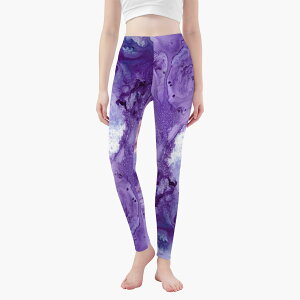 magical(レディースレギンス 10分丈) レギンス 10分丈 レディース アート 紫 抽象 じゅり