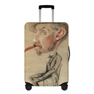 N[hEl 傫ȗtj̎G(X[cP[XJo[) X[cP[XJo[ jZbNX ANZT[ S 傫ȗtj̎G Caricature of a Man with Big Cigar