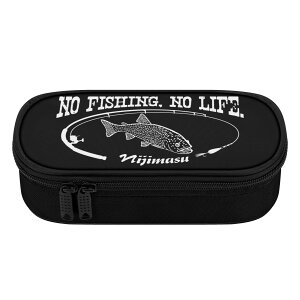 NIJIMASU_W(ペンケース) ペンケース ユニセックス バッグ 全て 魚 釣り 魚釣り 淡水魚 川 ニジマス nekototuribito