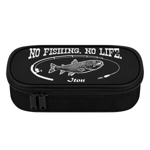 ITOU_W(ペンケース) ペンケース ユニセックス バッグ 全て 魚 釣り 魚釣り 淡水魚 川 イトウ nekototuribito