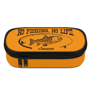 IWANA_K_OR(ペンケース) ペンケース ユニセックス バッグ 全て 魚 釣り 魚釣り 淡水魚 川 イワナ nekototuribito