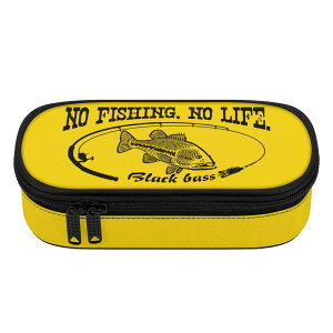 BLACK BASS1_K_Y(ペンケース) ペンケース ユニセックス バッグ 全て 魚 釣り 魚釣り 淡水魚 ブラックバス 川 nekototuribito