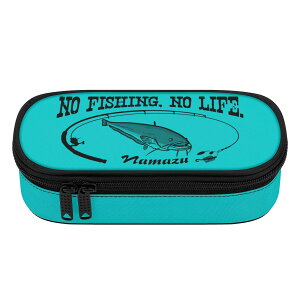 NAMAZU_K_EG(ペンケース) ペンケース ユニセックス バッグ 全て 魚 釣り 魚釣り 淡水魚 川 ナマズ nekototuribito