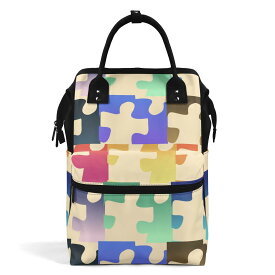 パズル アート(マミーバックパック) マミーバックパック ユニセックス バッグ アート originalアート カラフルな色 megu