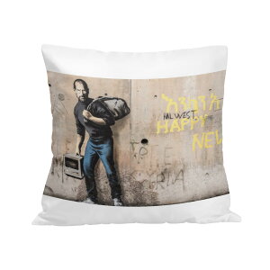 Banksy �o���N�V�[ �V���A�ږ��̑��q(�N�b�V�����J�o�[) �N�b�V�����J�o�[ ���j�Z�b�N�X �z�[���f�R���[�V���� �S�� public design