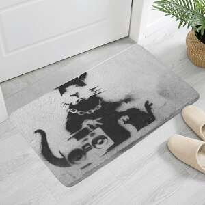 Banksy �o���N�V�[ Banksus Militus Ratus 003 ���b�g �}�E�X(�ӂ���h�A�}�b�g) �ӂ���h�A�}�b�g ���j�Z�b�N�X �z�[���f�R���[�V���� �S�� public design