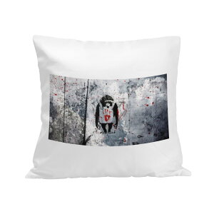 Banksy �o���N�V�[ �u���b�N �����L�[ BLACK monkey(�N�b�V�����J�o�[) �N�b�V�����J�o�[ ���j�Z�b�N�X �z�[���f�R���[�V���� �S�� public design