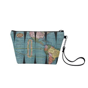 地球儀(コスメポーチ) コスメポーチ ユニセックス バッグ アート 星 アンティーク ヴィンテージ 地球 アメリカ 地図 ビンテージ EARTH 大地 北アメリカ 南アメリカ グローブ globe グローバル