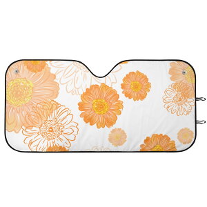 ガーベラ(サンシェード) サンシェード ユニセックス ホームデコレーション 全て ガーベラ 花 花柄 キレイ 美しい かわいい ビタミンカラー 黄色 オレンジ色 プレゼント 元気 パワー