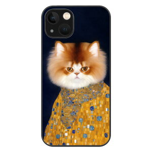 猫の肖像画 D(iPhone13シリーズ ソフトケース) iPhone13シリーズ ソフトケース ユニセックス アクセサリー 動物 アート 絵画 猫 ねこ 油絵 個性的 生き物 肖像画 美術 ぶさかわ ぶさ可愛い