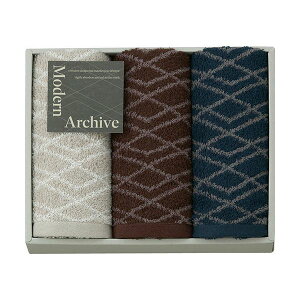 Modern Archive フェイスタオル3P 34×70cm MAC2530 B1118628
