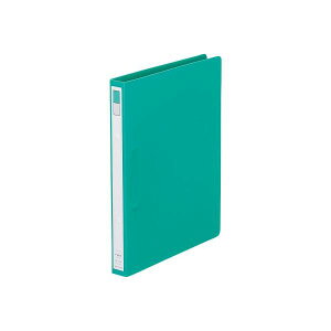 (まとめ) LIHIT LAB P.P.リングファイル B5S 2穴 緑 F-862-6 ミドリ 【×5セット】