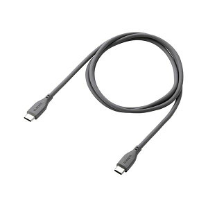 �G���R�� USB2.0�P�[�u�� USB Type-C TM - USB Type-C/240W/�Ȃ߂炩 1m �O���[ MPA-CCPESS10GY