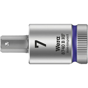 WERA ���F�� �����p3�^8DR Hex-Plus�r�b�g�\�P�b�g ��[�T�C�Y7mm �S��38.5mm 003037