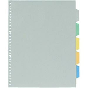 (業務用10セット) キングジム カラーインデックス/ファイル用仕切り 【A4/多穴タイプ タテ型】 30穴 7907P