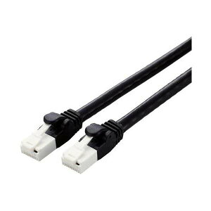 【まとめ】 LANケーブルCat6A 3m 黒 LD-GPAT/BK3/RS 【×2セット】