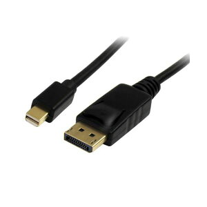 i܂Ƃ߁j StarTech.com Mini DisplayPortϊP[u 4K 1m ~jfBXvC|[g-fBXvC|[gIX^IX ubN MDP2DPMM1M 1{ y×3Zbgz