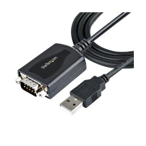 StarTech.com USB-RS232CVAϊP[u 91cm ubN 1P3FPC-USB-SERIAL1{