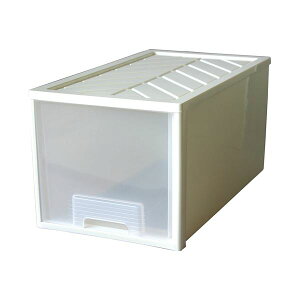 平和工業押入れ収納 引き出し式 1段 ファインテナー深型 アイボリー 210920 1セット(2個)