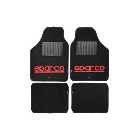 SPARCO スパルコ フロアマット BLACK／RED SPC1903 送料無料！