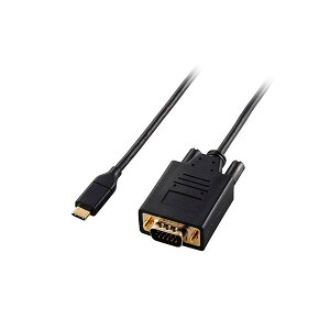 GR USB Type-C(TM) - VGAϊP[u 2m ubN CAC-CVGA20BK2