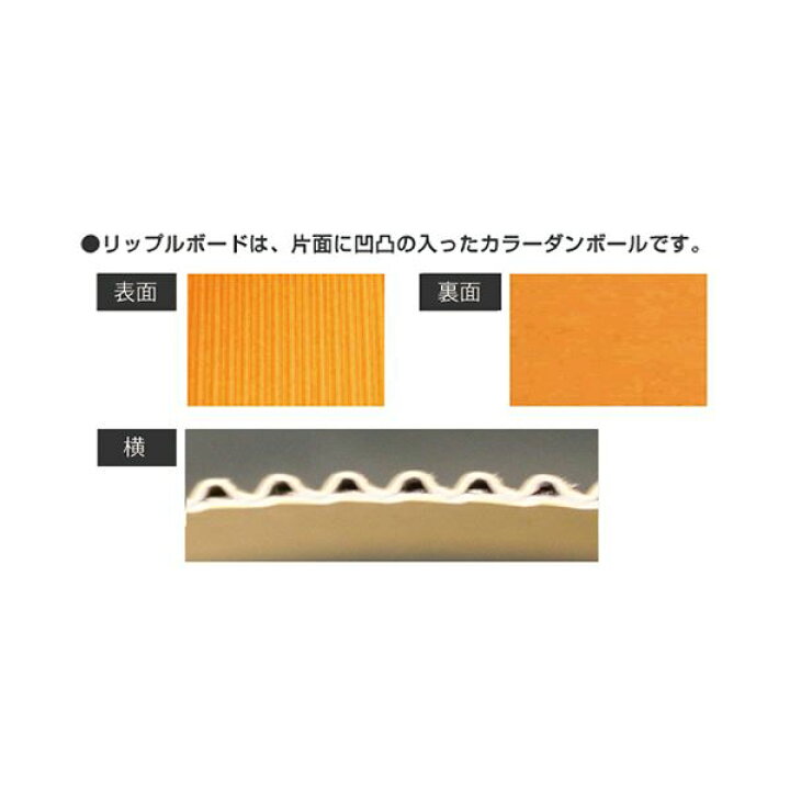 楽天市場】（まとめ） ヒサゴカラーダンボール リップルボード B3 