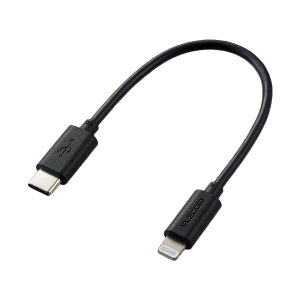 �G���R��USB-C to Lightning�P�[�u���i�X�^���_�[�h�j �u���b�N 0.1m RoHS�w�ߏ����i10�����j MPA-CL01BK1�{